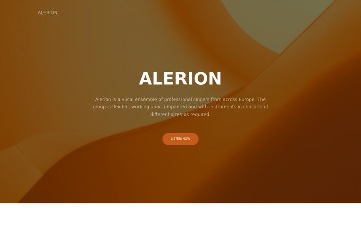 Skjermbilde av ensemble-alerion.eu