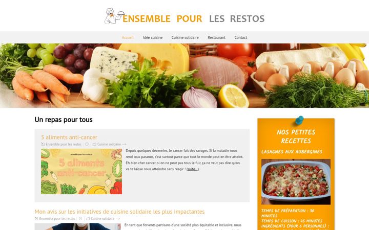 Screenshot di ensemble-pour-les-restos.fr