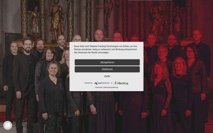Ekrānuzņēmums no ensembledacapo.ch