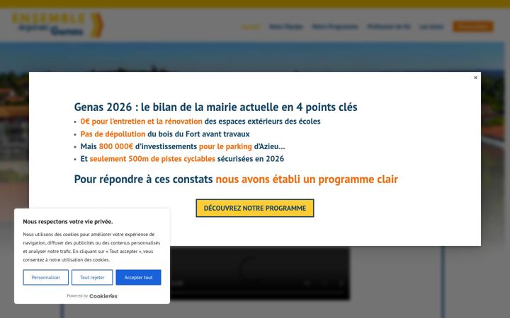 Screenshot di ensembleinspironsgenas.fr