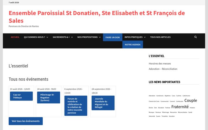 Screenshot di ensembleparoissialdef.fr