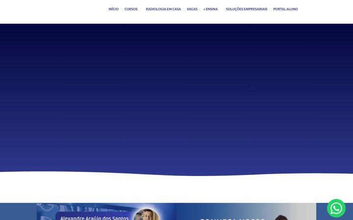 Screenshot von ensinaradiologos.com.br