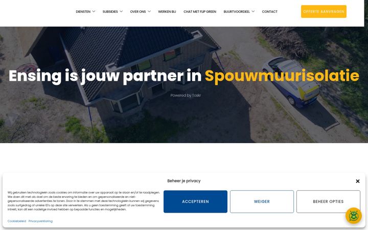 Zrzut ekranu ensingisolatie.nl