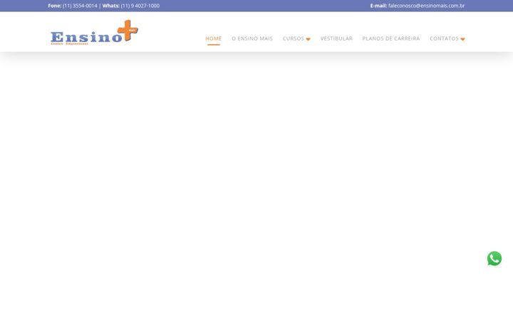Screenshot von ensinomais.com.br