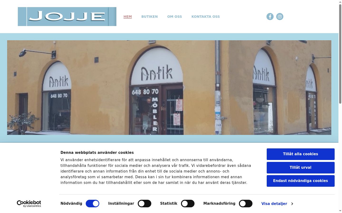 Screenshot des Einwilligungsbanners vor jeglicher Interaktion