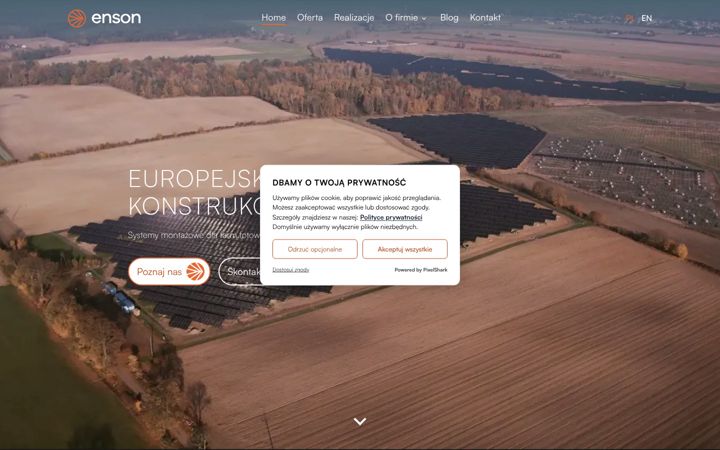 Screenshot ta' enson.pl