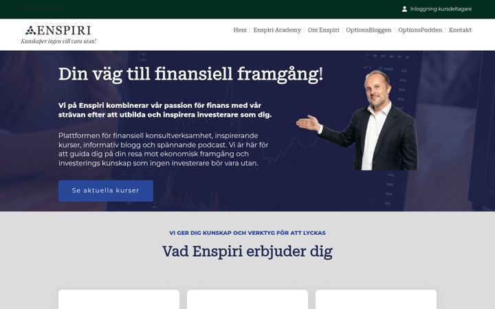 Skærmbillede af enspiri.se