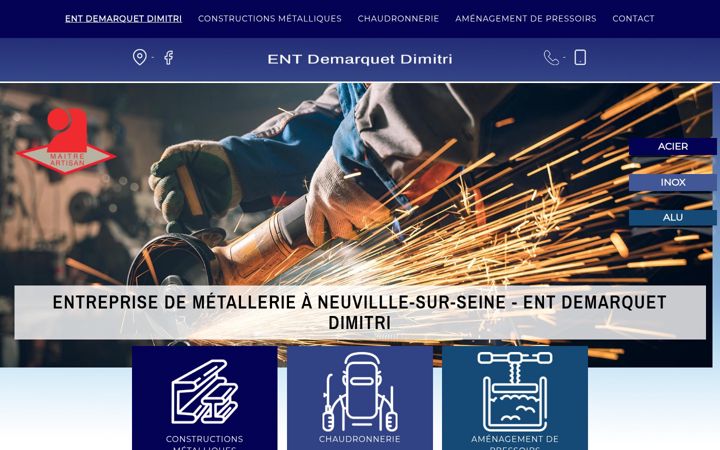 Képernyőkép: ent-demarquet.fr
