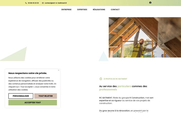 Ekrānuzņēmums no ent-rc-batiment.fr