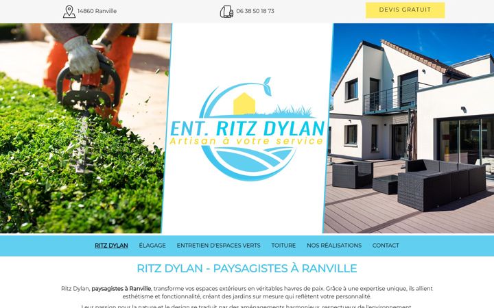 Ekrānuzņēmums no ent-ritzdylan.fr