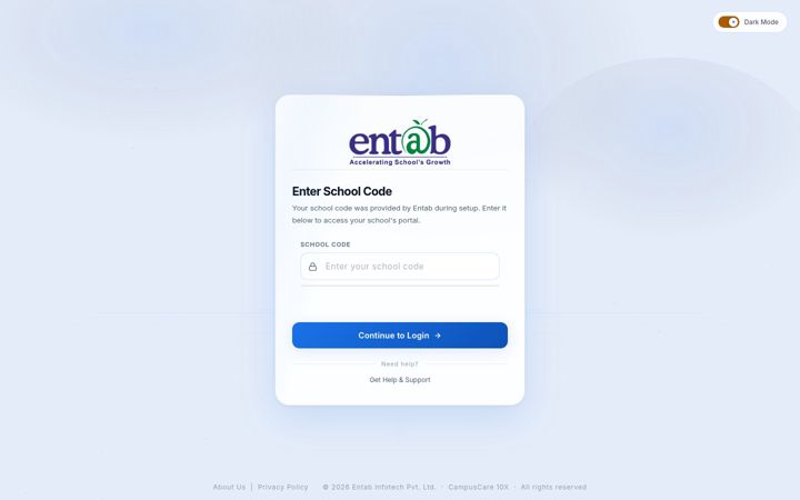 Ekrānuzņēmums no entab.online