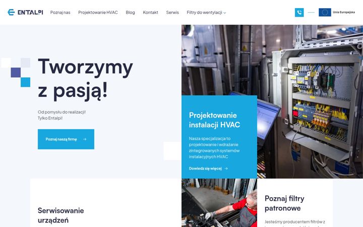 Screenshot ta' entalpi.pl