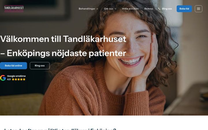 Zrzut ekranu entand.se