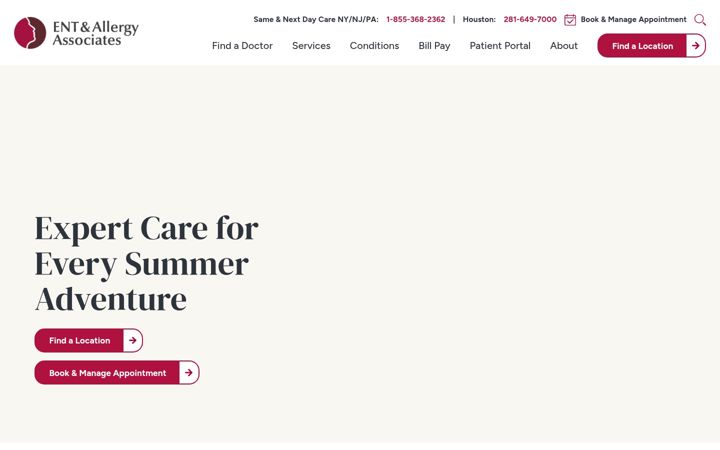 Ekrānuzņēmums no entandallergy.com