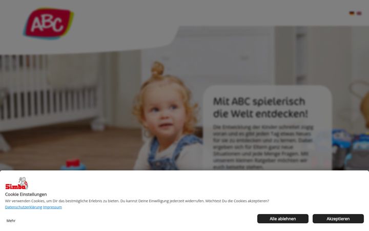 Screenshot von entdecke-abc.de