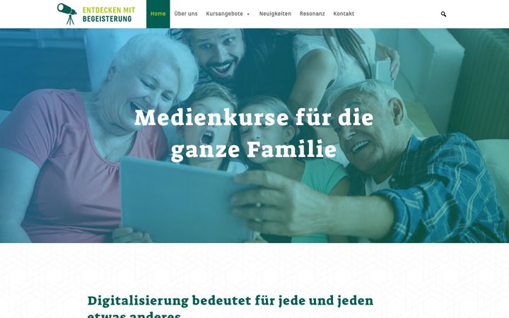 Captură de ecran a entdecken-mit-begeisterung.de