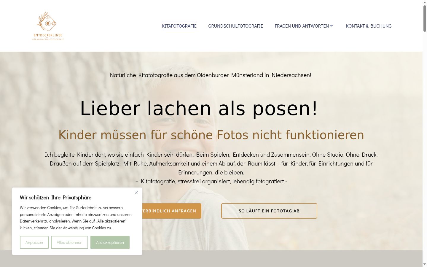 Screenshot tal-banner tal-kunsens muri qabel kwalunkwe interazzjoni