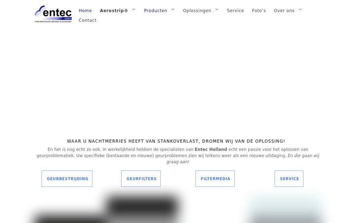 Zrzut ekranu entec-holland.nl
