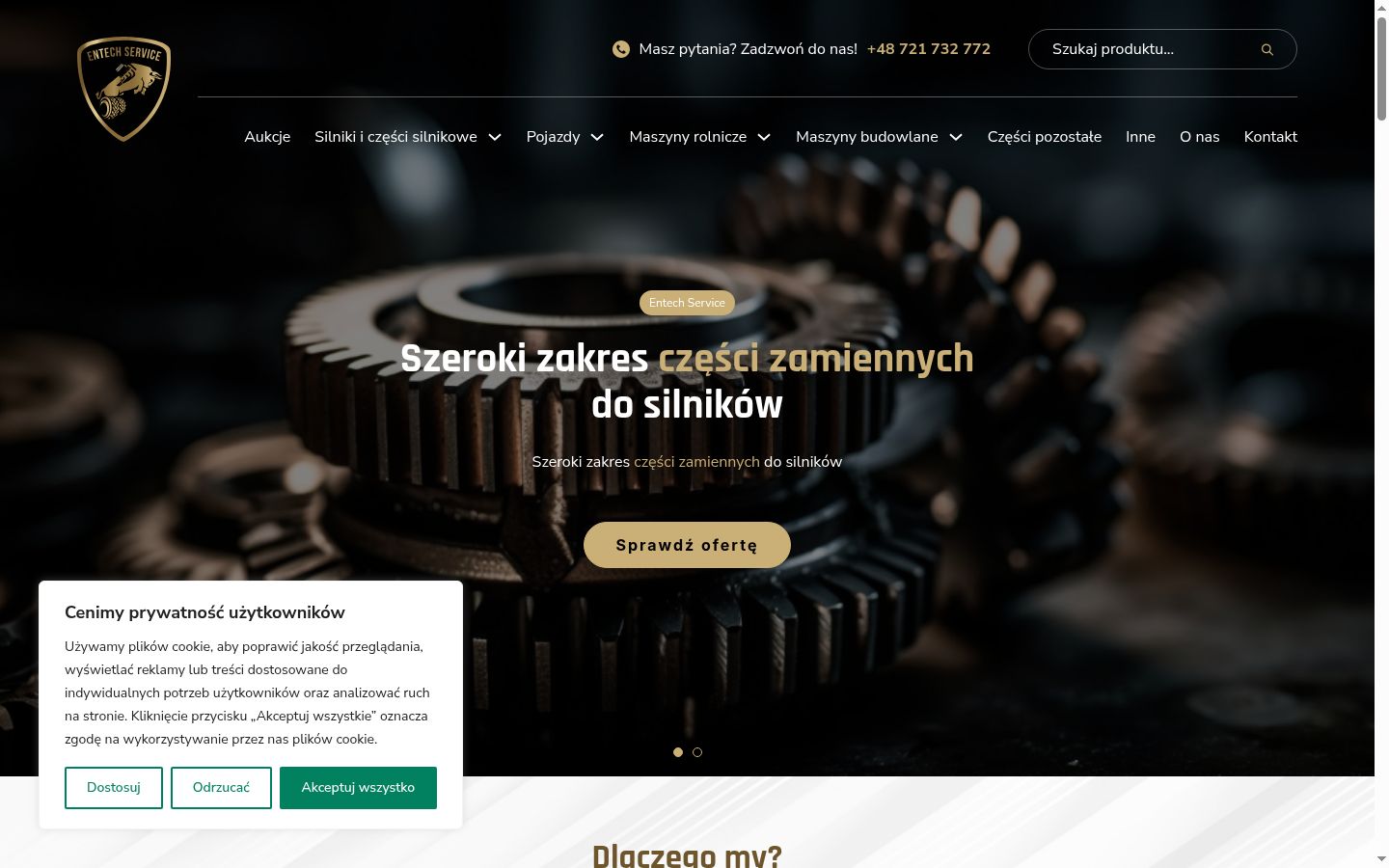 Snímek obrazovky baneru souhlasu zobrazeného před jakoukoli interakcí