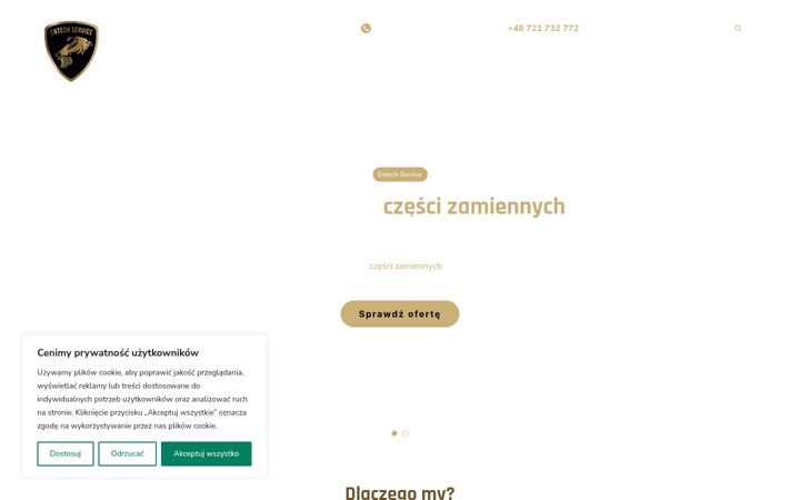 Screenshot ta' entech-sklep.pl