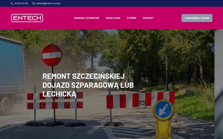 Screenshot of entech.com.pl