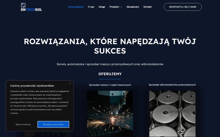 Screenshot of entechsol.pl