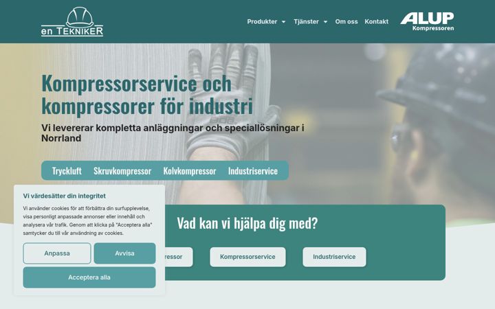 Screenshot of entekniker.se