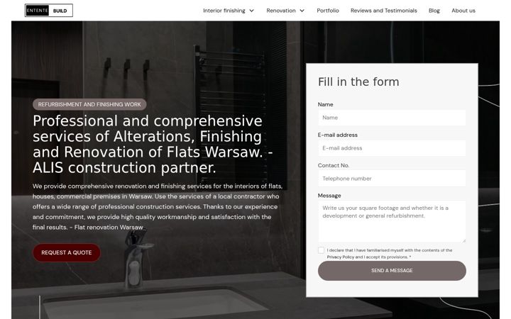 Screenshot ta' ententebuild.pl