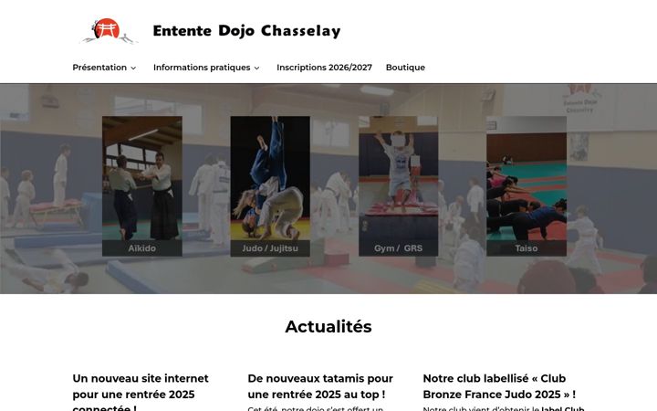 Ekrānuzņēmums no ententedojochasselay.fr