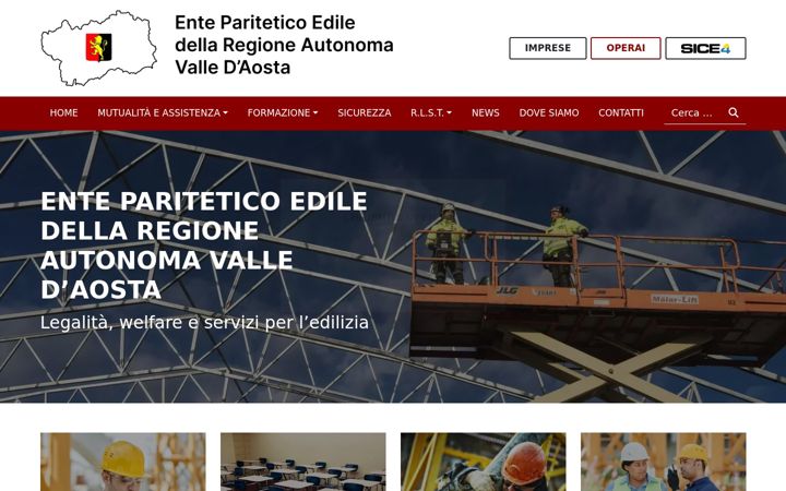 Ekraanipilt saidist entepariteticoedilevda.it