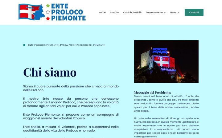 Ekraanipilt saidist enteprolocopiemonte.it