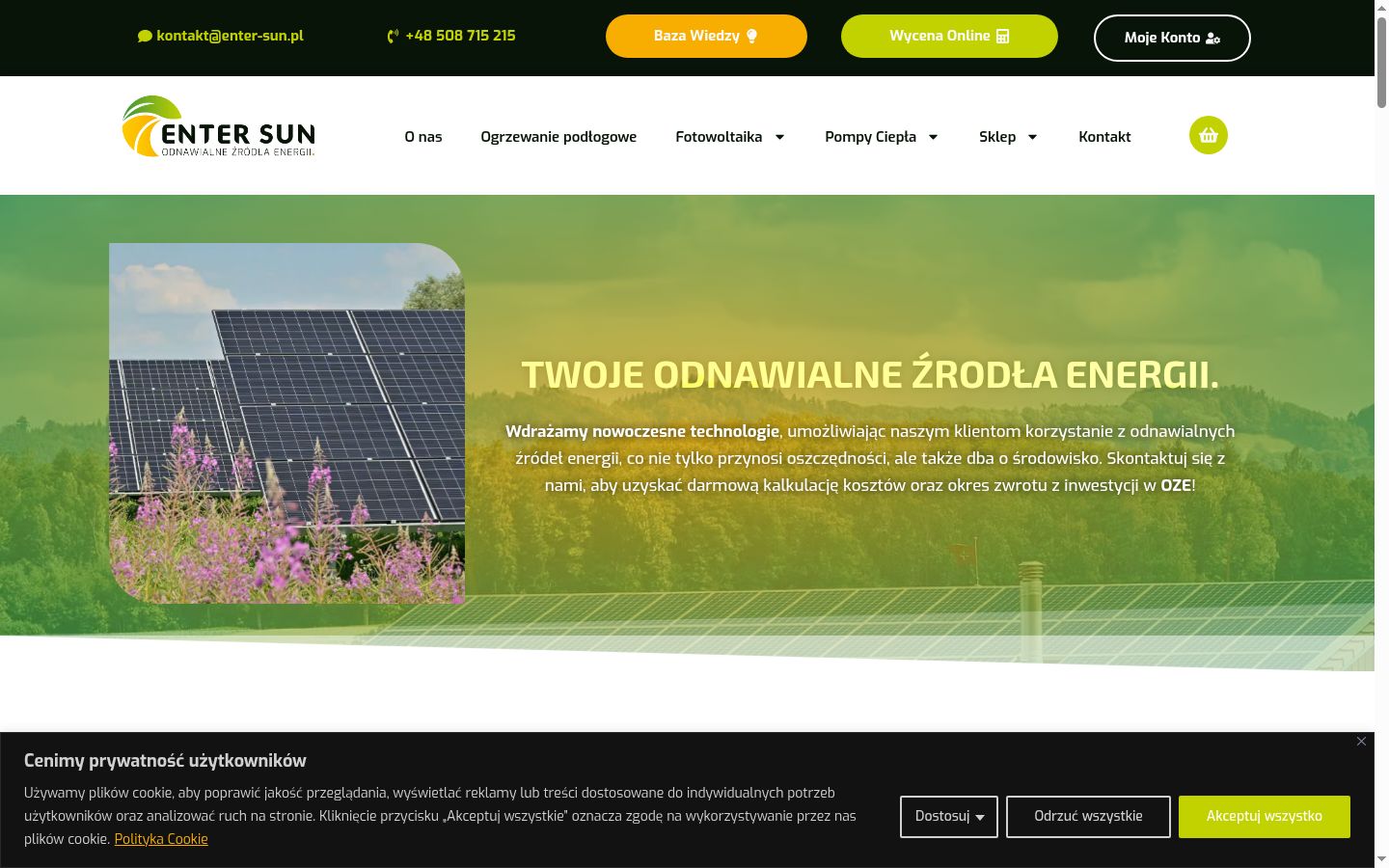 Screenshot tal-banner tal-kunsens muri qabel kwalunkwe interazzjoni