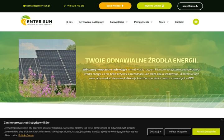 Screenshot ta' enter-sun.pl