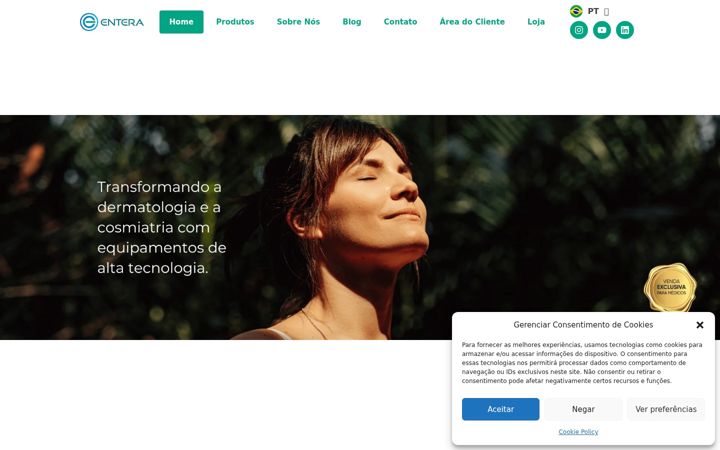 Screenshot von entera.med.br