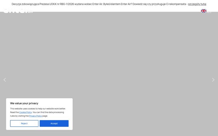 Screenshot ta' enterair.pl