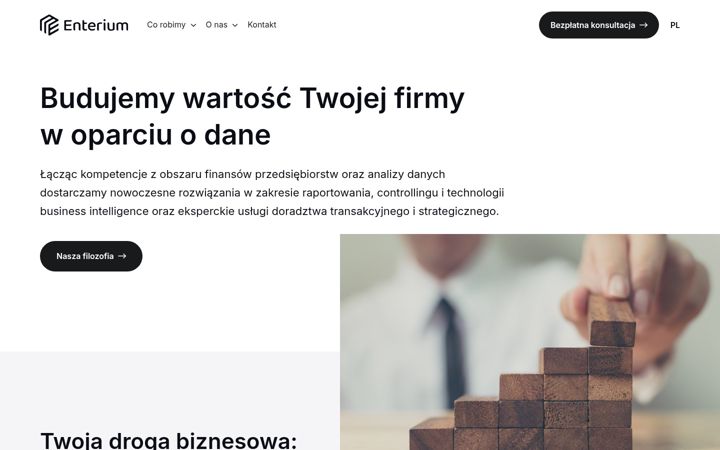 Screenshot ta' enterium.pl