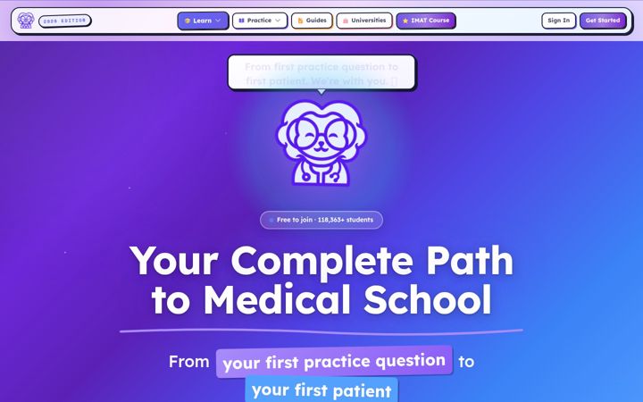 Screenshot of entermedschool.com