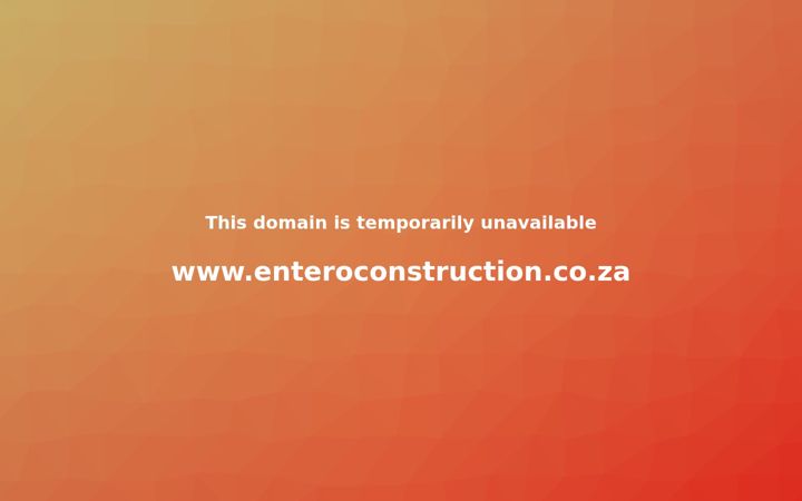 Snímek obrazovky enteroconstruction.co.za