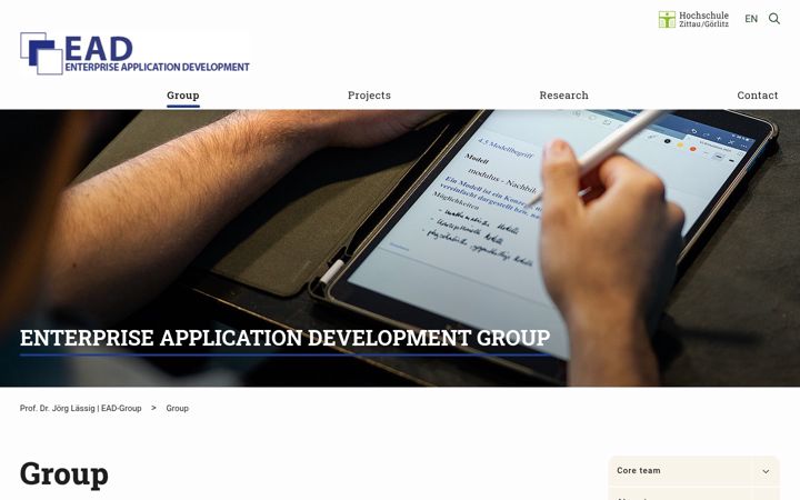 Screenshot of enterprise-application-development.org