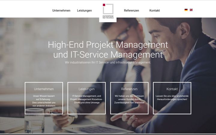 Screenshot von enterprise-networks.de