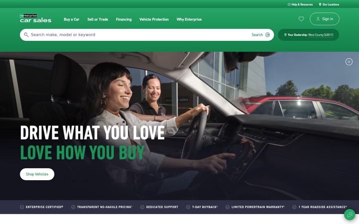 Screenshot di enterprisecarsales.com