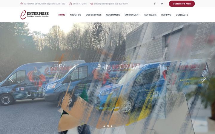 Skærmbillede af enterprisecleaningcorp.com