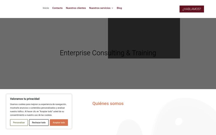 Екранна снимка на enterpriseconsulting.es