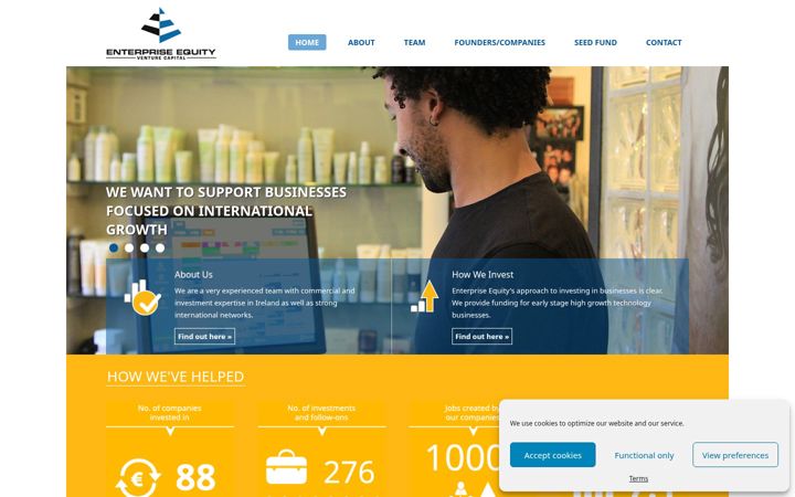 Screenshot von enterpriseequity.ie