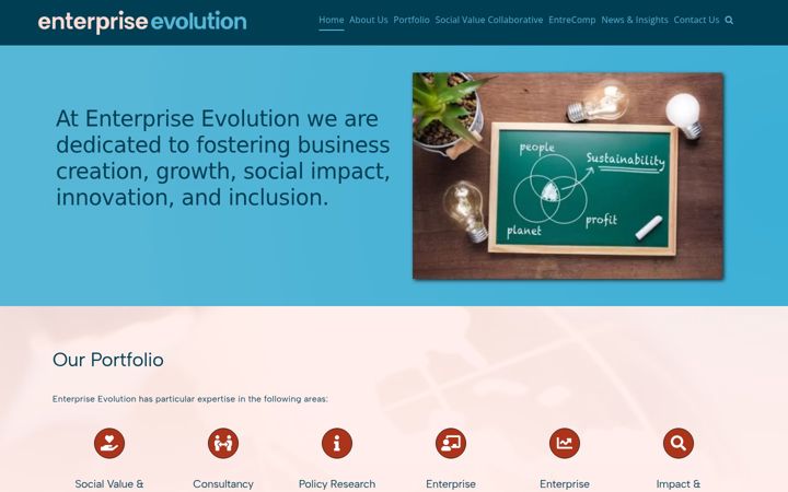 Screenshot of enterpriseevolution.eu