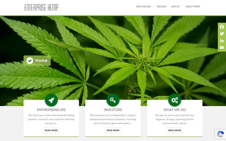Screenshot of enterprisehemp.co