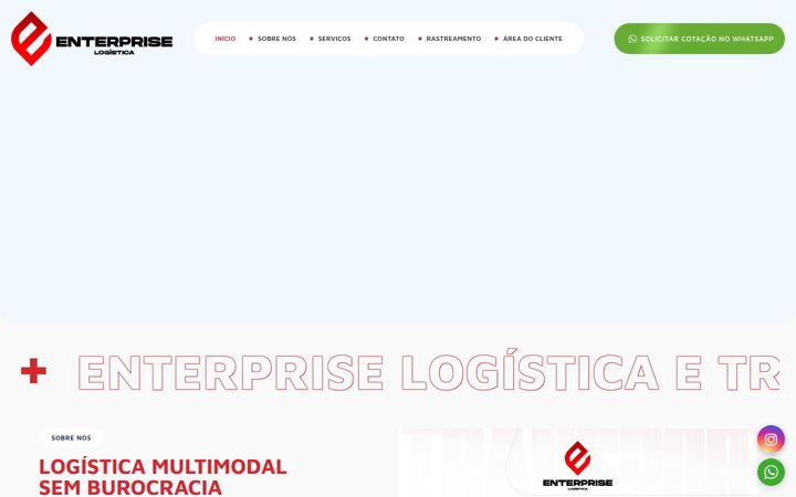 Screenshot of enterpriselogistica.com.br