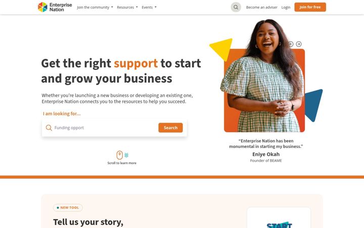 Screenshot of enterprisenation.com