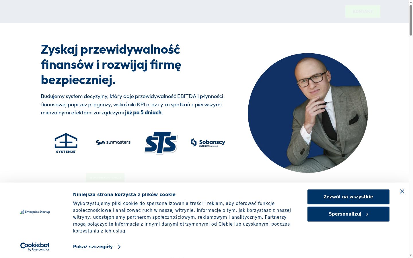 Snímek obrazovky baneru souhlasu zobrazeného před jakoukoli interakcí
