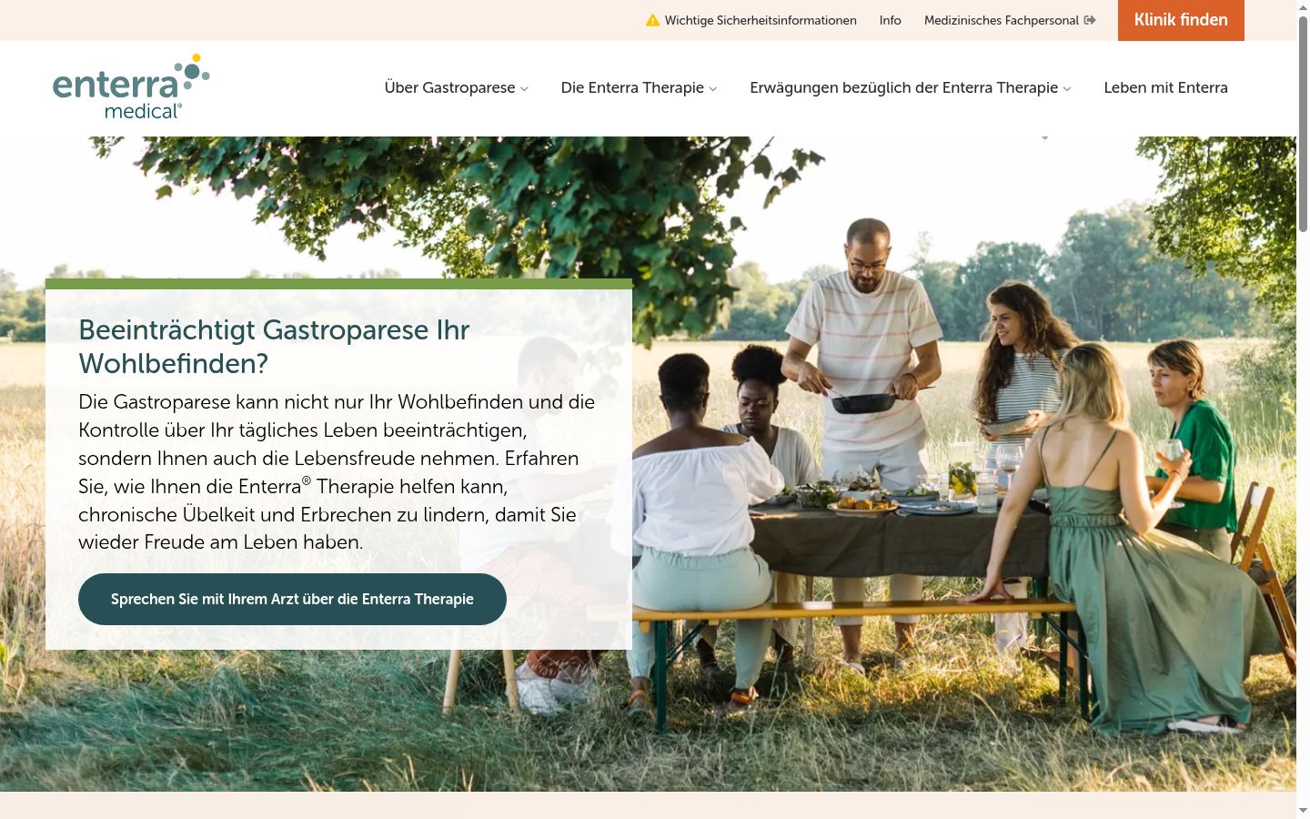 Screenshot des Einwilligungsbanners vor jeglicher Interaktion